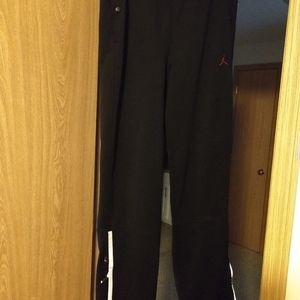 Black Jordan Athletic Warmup/Workout Pants